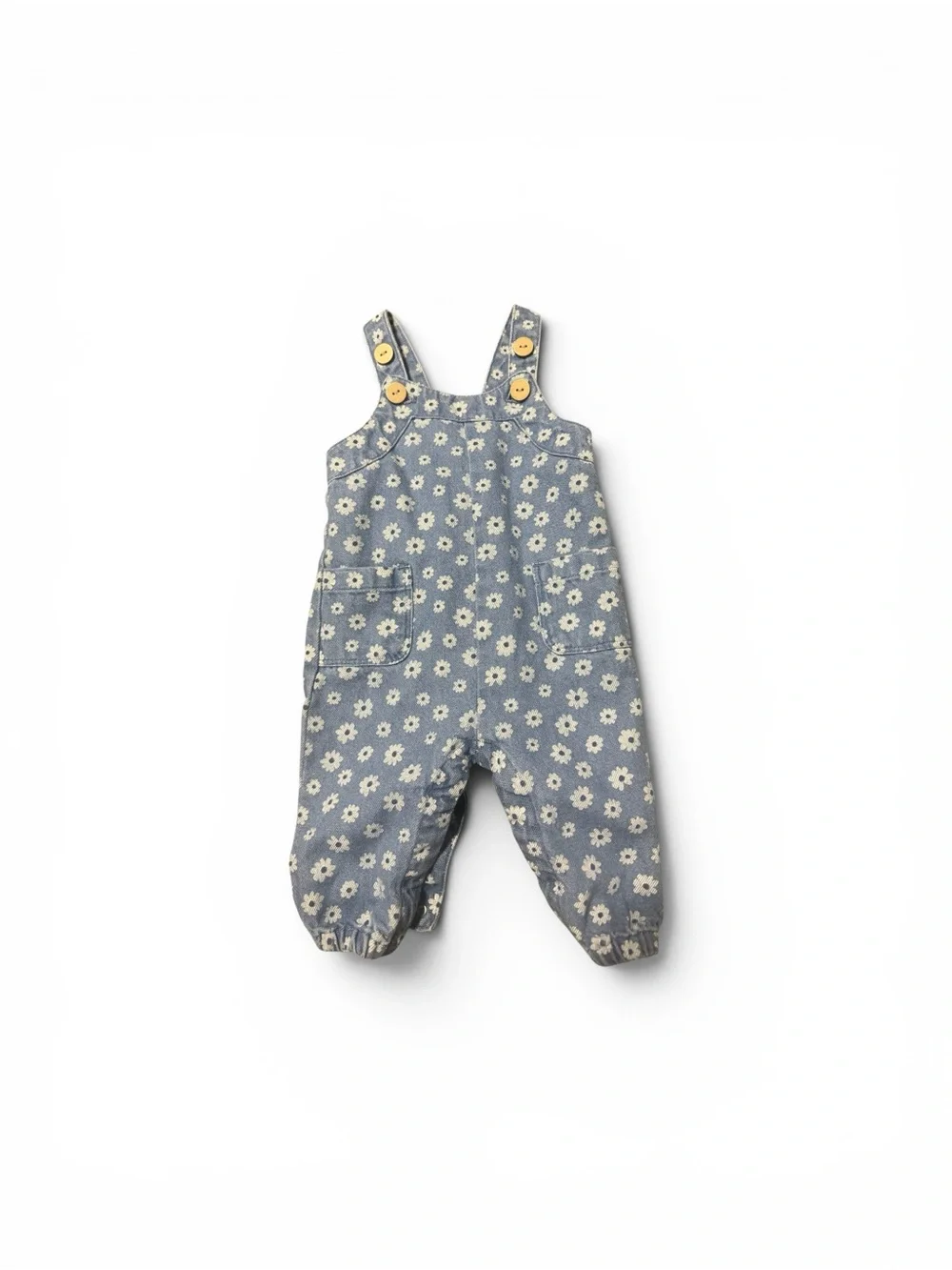 Old navy baby girl chambray overalls